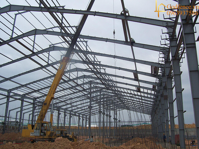 Kết cấu thép là kết cấu chịu lực lực cho các công trình xây dựng được làm từ vật liêu thép