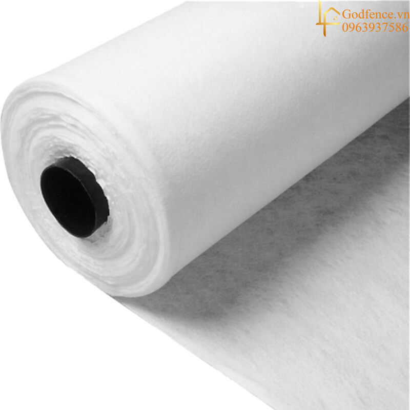 Vải địa không dệt TS được sản xuất từ sợi PP với độ dài liên tục