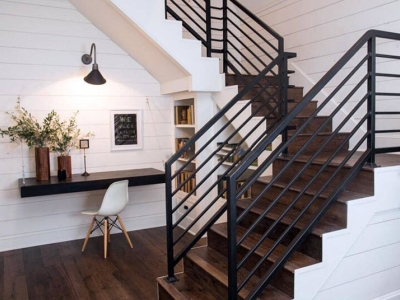 99+ mẫu lan can cầu thang sắt hộp đẹp (CÓ BÁO GIÁ TỐT)