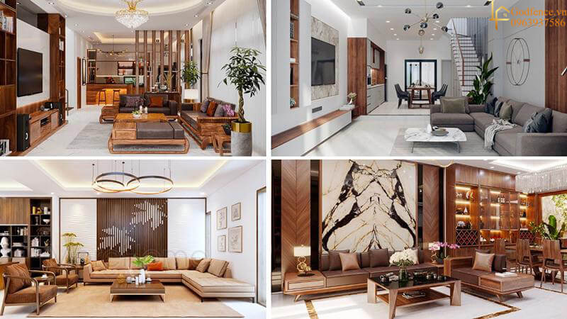 Thiết kế nội thất phòng khách đảm bảo sự hài hòa, yếu tố thẩm mỹ