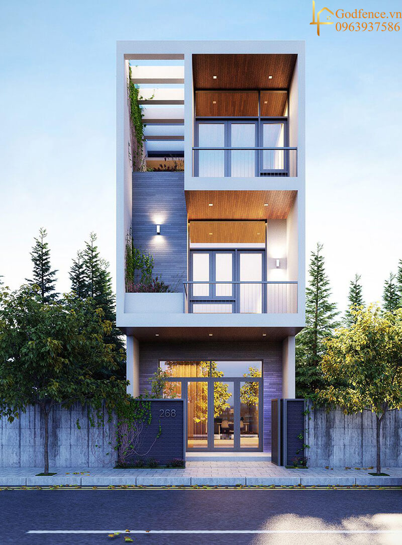 Bản thiết kế nhà có 3 tầng giúp tiết kiệm được về diện tích đất xây dựng