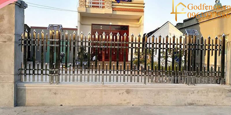 Chọn hàng rào bằng inox đẹp theo màu sắc chủ đạo của ngôi nhà